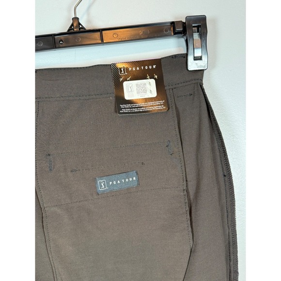 NWT PGA Tour Course Comfort, 4-Way Stretch, Black, Size 38 - Picture 11 of 11